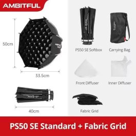 AMBITFUL 19.6"/50cm Mini SE Octagonal Softbox Bowens Mount