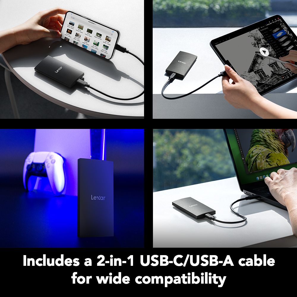 Lexar SL300 USB 3.2 Gen 2 Portable SSD - Image 5