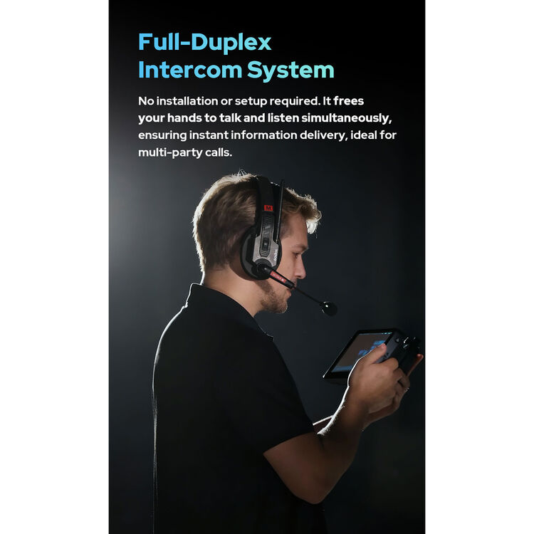 Godox SkyTalk Air 5S 5-Person Full-Duplex Wireless Intercom Headset System (2.4 GHz) - Image 5