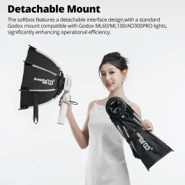 Ambitful Quick-Mount Octagonal Softbox Q3-60